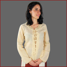 Lade das Bild in den Galerie-Viewer, Historische Mittelalter Bluse kaufen | LEONARDO CARBONE