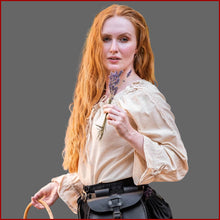 Lade das Bild in den Galerie-Viewer, MITTELALTER BLUSE - lange Ärmel - hanf - 7 Größen | Leonardo Carbone