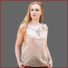 Lade das Bild in den Galerie-Viewer, Mittelalter Bluse Leinen | Sommerblusen Damen Sale