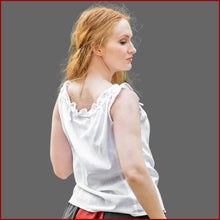 Lade das Bild in den Galerie-Viewer, Mittelalter Bluse Damen | Ärmellose Mittelalter Bluse Damen