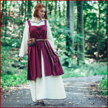 Lade das Bild in den Galerie-Viewer, Mittelalterliche Leder Gürteltasche für Ledergürtel