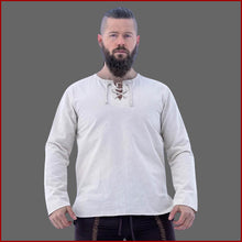 Lade das Bild in den Galerie-Viewer, Mittelalterliches Herrenhemd - Modell Otto - natur