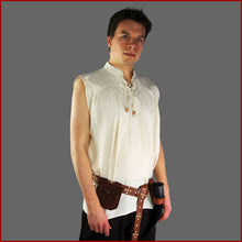 Lade das Bild in den Galerie-Viewer, Ärmelloses Mittelalter Hemd - 6 Größen - natur | Leonardo Carbone Hemd