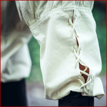 Lade das Bild in den Galerie-Viewer, Hose Spätmittelalter natur | Wikingerhose natur