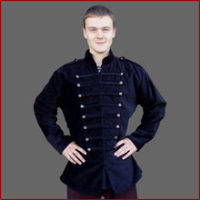 Lade das Bild in den Galerie-Viewer, Uniformjacke "Bodo" Schwarz - Leonardo Carbone