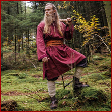 Lade das Bild in den Galerie-Viewer, Rote Wikinger Mittelalter Tunika