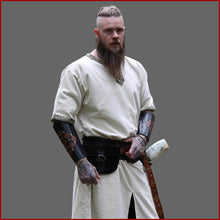 Lade das Bild in den Galerie-Viewer, Wikinger Tunika Natur | LEONARDO CARBONE Shop