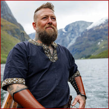 Lade das Bild in den Galerie-Viewer, Kurzarm WAFFENROCK schwarz - Baumwolle