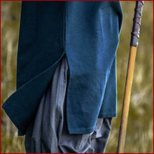 Lade das Bild in den Galerie-Viewer, Wikinger Tunika mit langem Arm - Baumwolle - schwarz