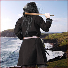Lade das Bild in den Galerie-Viewer, Wikinger Tunika Herren Männer schwarz