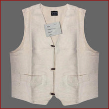 Lade das Bild in den Galerie-Viewer, MITTELALTER WESTE 6 Größen natur | Leonardo Carbone Westen | Wikinger