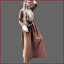 Lade das Bild in den Galerie-Viewer, Wikingerkleid "Freya" Sand - Leonardo Carbone
