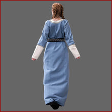 Lade das Bild in den Galerie-Viewer, Blaues Sommerkleid Partykleid | Sommerkleider lang