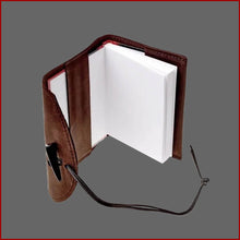 Lade das Bild in den Galerie-Viewer, Leder Buchhülle für Kalender und Notizbuch - braun