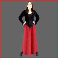 Lade das Bild in den Galerie-Viewer, Roter Rock Damen | Langer Rock ROT