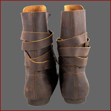 Lade das Bild in den Galerie-Viewer, Haithabu Stiefel aus Nubukleder "Floki" Braun