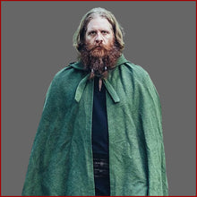 Lade das Bild in den Galerie-Viewer, Grüner Baumwollumhang