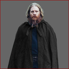 Lade das Bild in den Galerie-Viewer, Schwarzer Baumwollumhang | Baumwollumhang schwarz