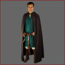 Lade das Bild in den Galerie-Viewer, Brauner Mittelalter Umhang | Mittelalterumhang dunkelbraun