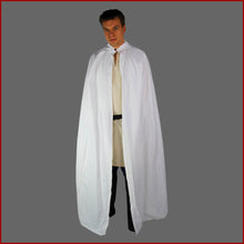 Lade das Bild in den Galerie-Viewer, Weißer Mittelalter Umhang | Weißer Mittelalterumhang