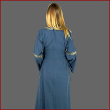 Lade das Bild in den Galerie-Viewer, Mittelalter Kleid festlich | Mittelalterkleid Baumwolle Leinen
