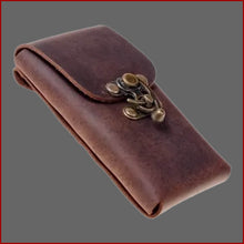 Lade das Bild in den Galerie-Viewer, Mittelalter Handytasche - braun

