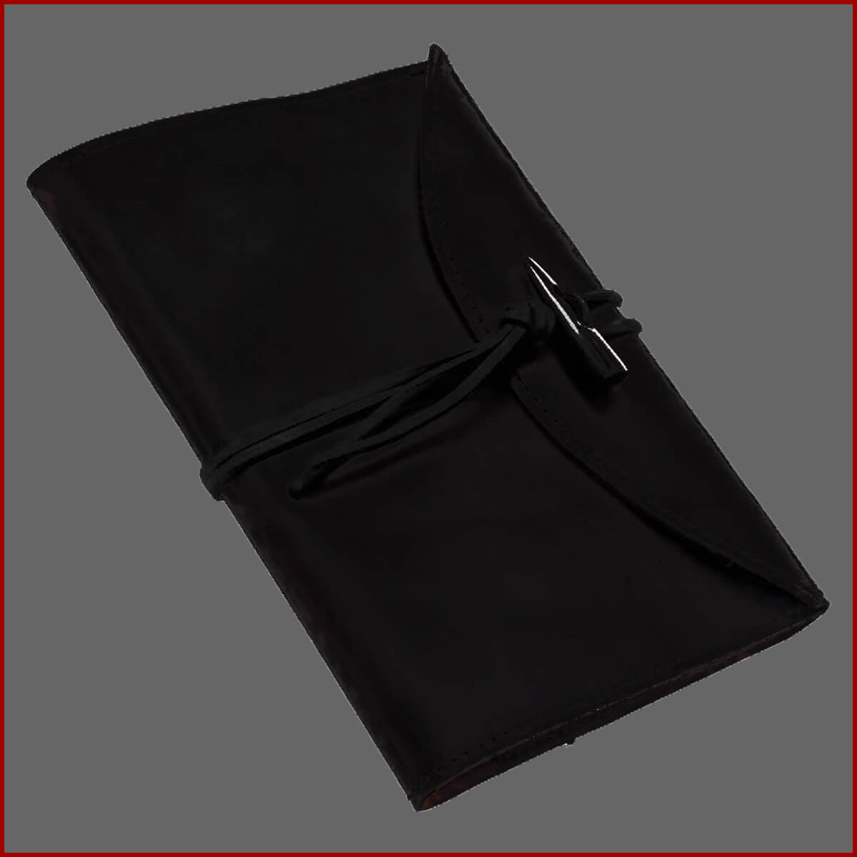 Schwarzes Leder Buchhülle - Amazing Handcrafted A5 Buchdeckel Geschenk