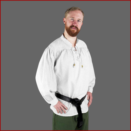 Mittelalter Hemd - weiß | Leonardo Carbone Hemd weiss