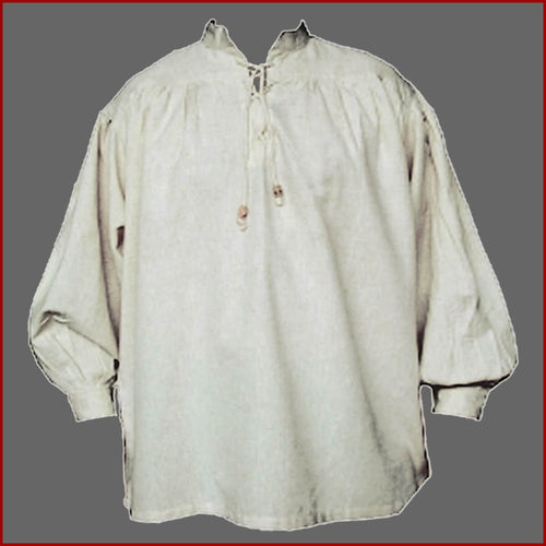 Mittelalterhemd Übergröße 4XL wie 5XL - natur - Leonardo Carbone Hemd