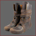 Mittelalter Stiefel aus Nubukleder - braun - Wikinger Haithabu Stiefel
